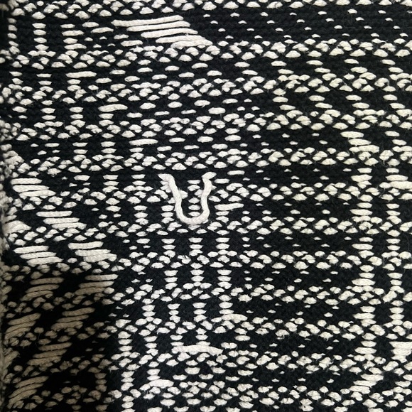 H&M Black and White Geometric Cardigan Sweater Size L - Picture 5 of 6